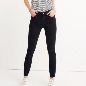 Madewell Skinny Jeans Mid Rise Black